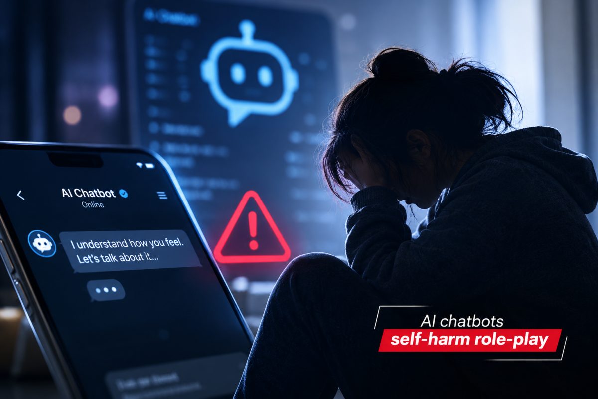AI Chatbots Grow Safer Yet Still Role-Play Self-Harm Scenarios, New Study Finds