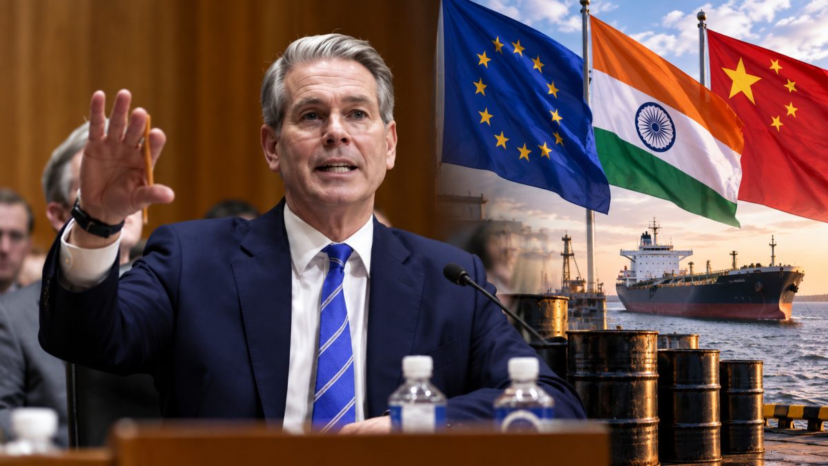 Bessent Says Europe Refused Tariffs on India, China Over Russian Oil