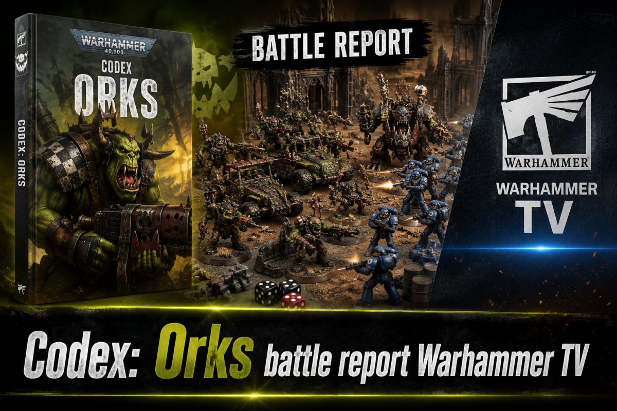 New Codex: Orks Battle Report Debuts Exclusively on Warhammer TV Before Pre-Orders