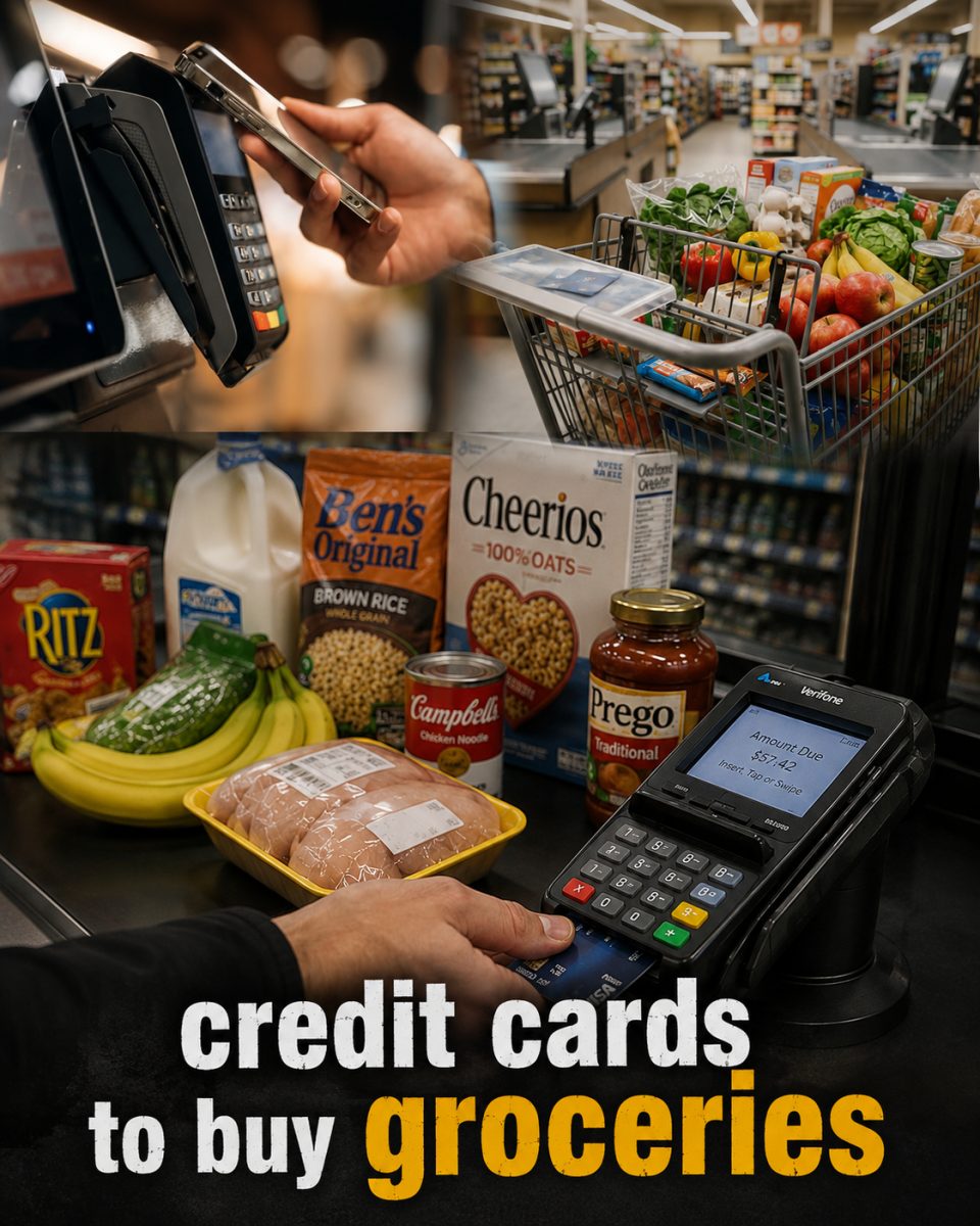 Survey Finds Millions of Americans Now Use Credit Cards to Buy Groceries