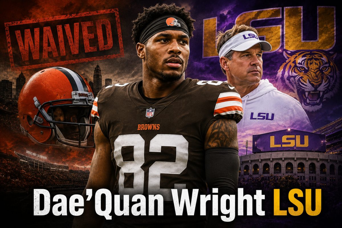 Browns Waive Dae'Quan Wright, Tight End Expected to Join LSU Under Kiffin