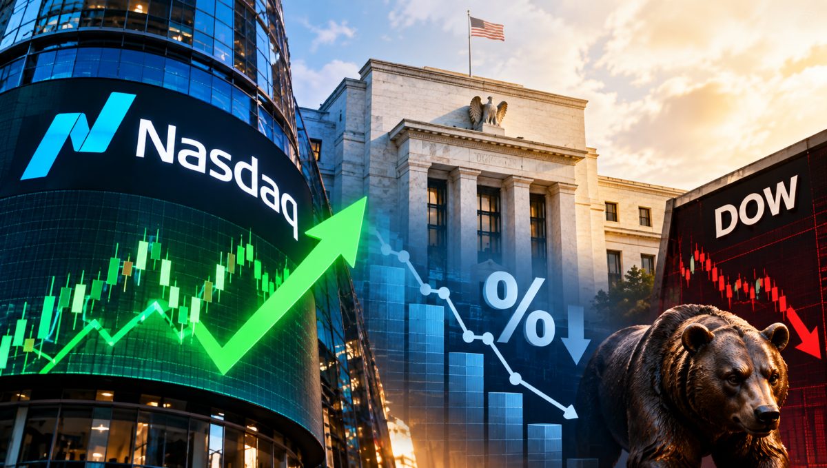 Nasdaq Soars as Cooling Inflation Cuts Fed Rate Hike Bets, While Dow Tells a Different Story