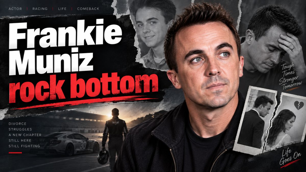 Frankie Muniz Says He Hit Rock Bottom After Divorce, September 2026
