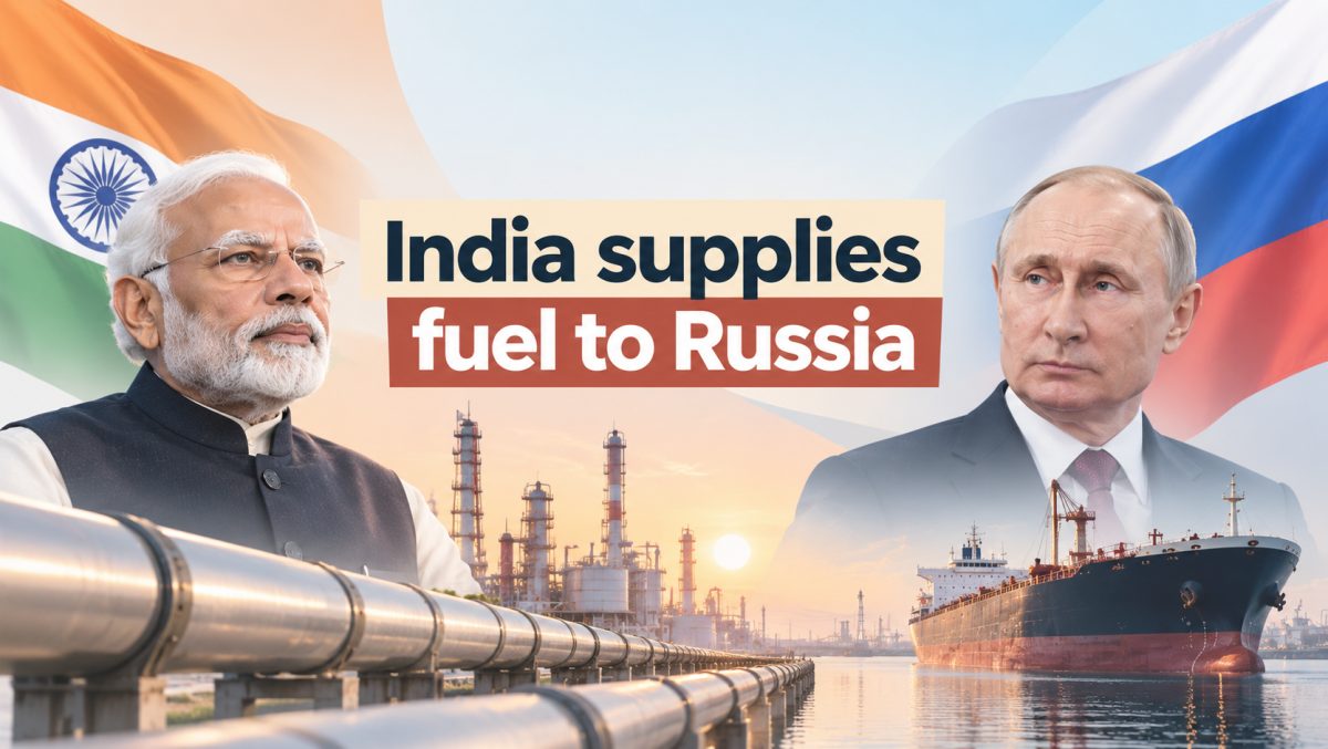 India Supplied 70% of Russia's Record Fuel Imports in August 2026