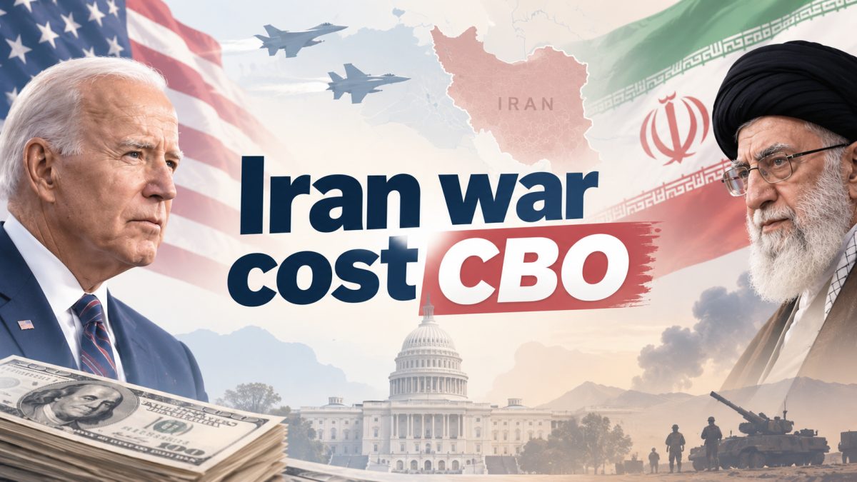 CBO Says Iran War Has Cost US $38 Billion Since February