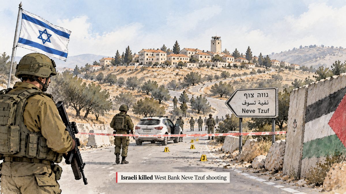 Israeli Killed Near West Bank Settlement Hours Before Yom Kippur as Troops Kill Palestinian Motorist