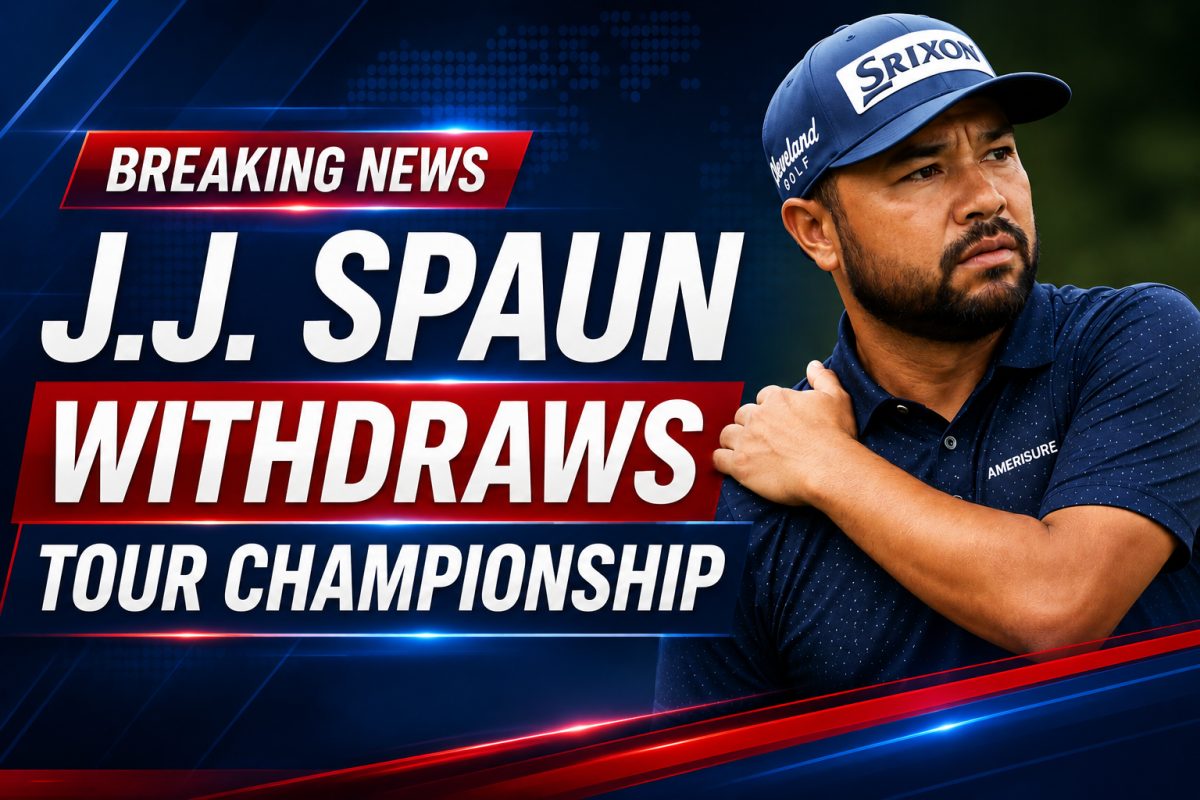 J.J. Spaun Withdraws From Tour Championship After Five Holes With Shoulder Injury