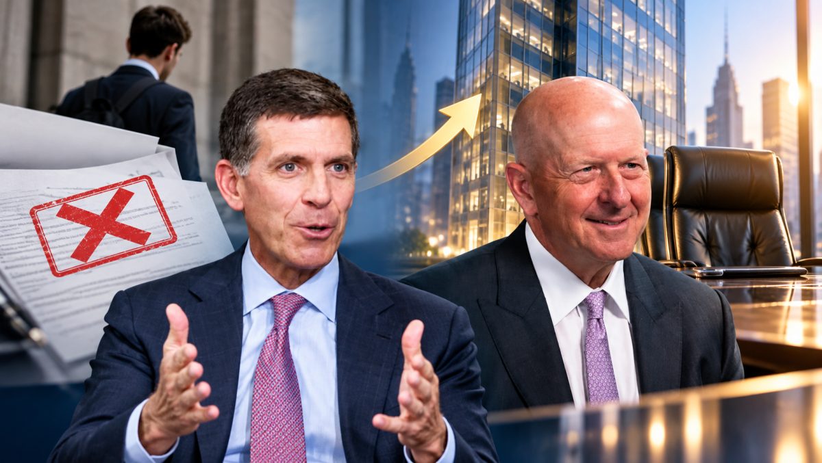 Goldman Sachs Rejected John Waldron After College. Now He’s in Line to Become CEO