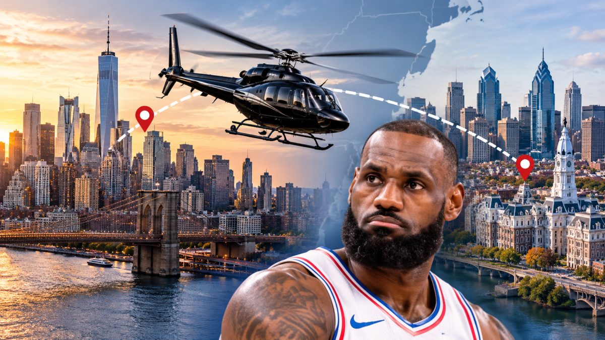 LeBron James's Helicopter Commute From Philly to NYC Sparks Debate Over Safety and Privilege