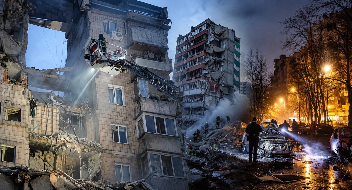 Life in Kyiv During Russian Attacks: How a City Keeps Going at 3 A.M.