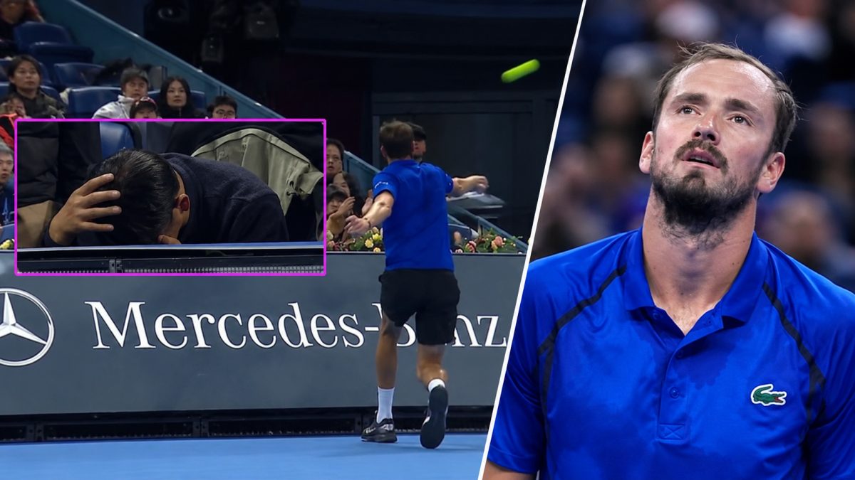 Medvedev Defaults at China Open After Ball Hits Fan, Djokovic Advances to Final