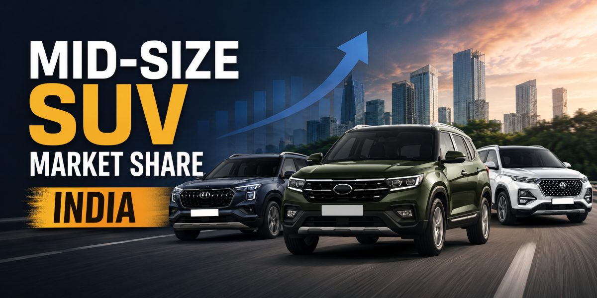 Indian Car Buyers Shift Toward Mid-Size SUVs As Compact SUV Demand Slows