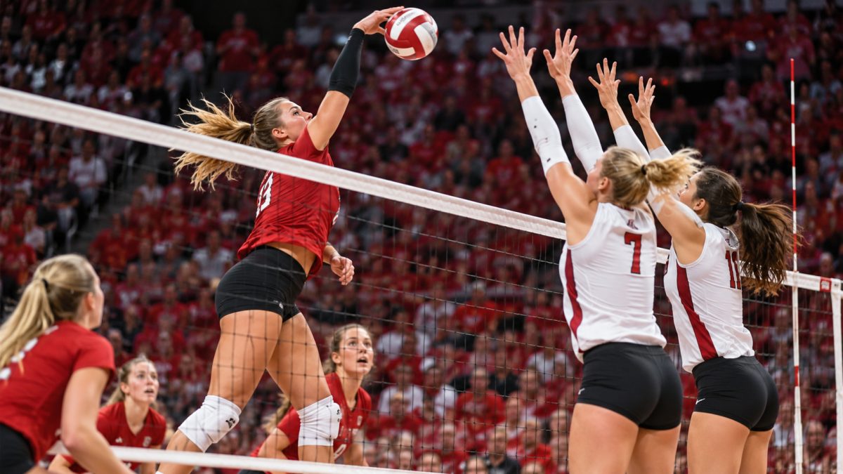 Nebraska Volleyball vs Wisconsin 2026: Murray's 20 Kills Sink No. 7 Badgers