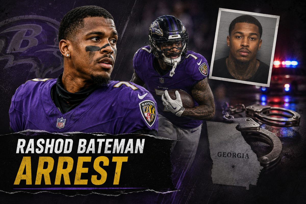 NFL Reviews Ravens Receiver Rashod Bateman's June Arrest In Georgia Domestic Case