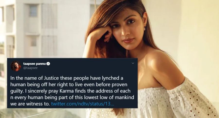 Bollywood comes out to support Rhea Chakraborty and criticizes Indian Media