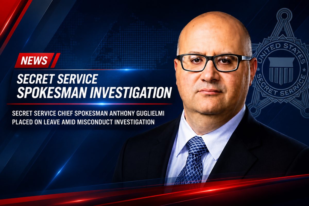 Secret Service Chief Spokesman Anthony Guglielmi Placed on Leave Amid Misconduct Investigation