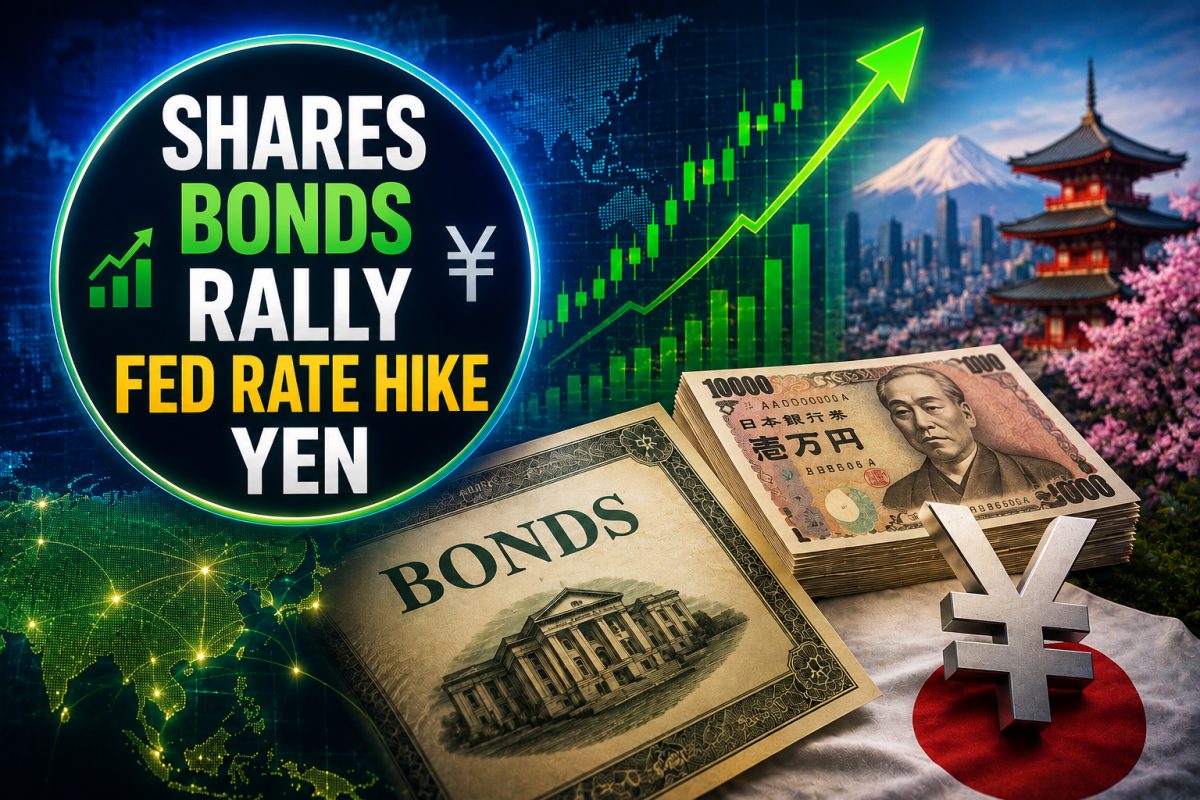 Asian Shares and Bonds Rally as Yen Holds Overnight Gains Ahead of Fed