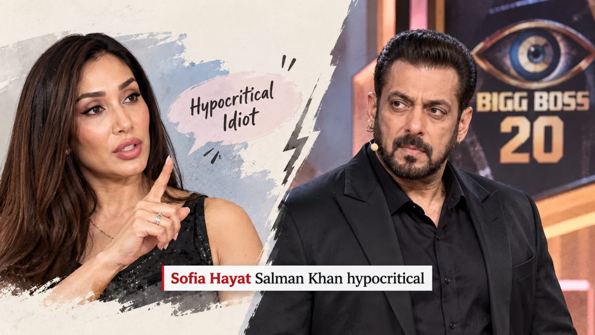 Sofia Hayat Brands Salman Khan 'Hypocritical Idiot' After His Shirtless Anti-Trolling Stunt on Bigg Boss 20