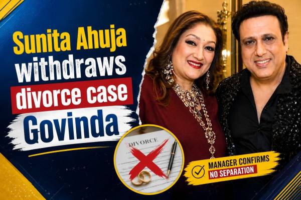Sunita Ahuja Withdraws Divorce Case Against Govinda, Manager Confirms No Separation