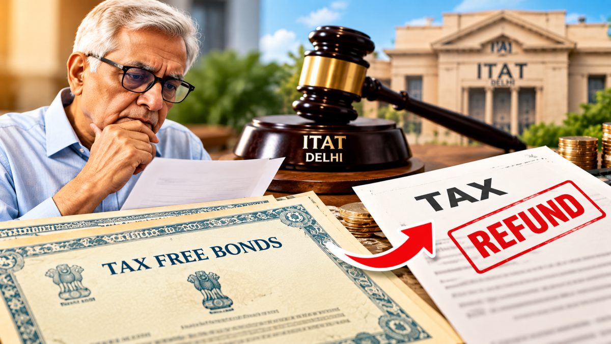 Senior Citizen Wrongly Taxed ₹25 Lakh on Tax Free Bonds: ITAT Delhi Orders Refund