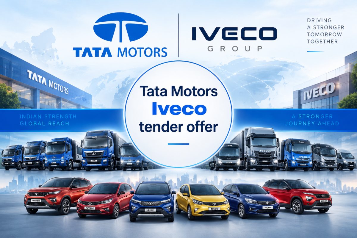 Tata Motors Launches €3.82 Billion Tender Offer For Iveco Group