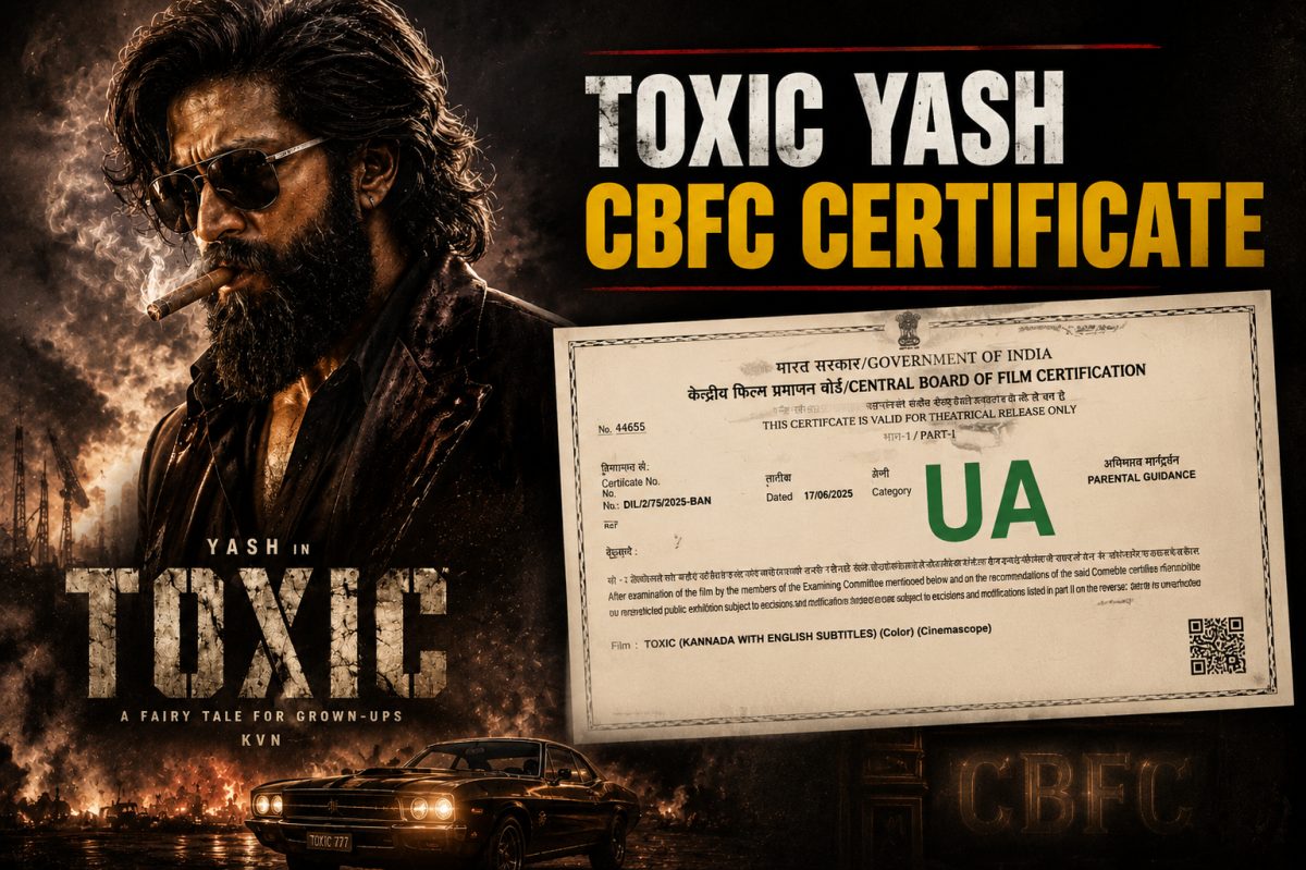 Yash's Toxic Clears CBFC Without Cuts As Premium Ticket Prices Cross ₹2,000