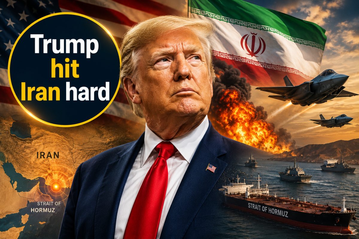 Trump Vows To Hit Iran Hard After Strait Of Hormuz Strikes Resume