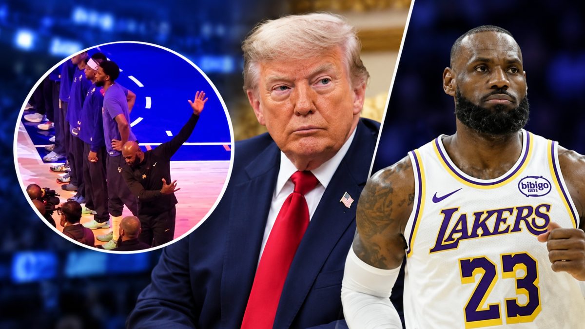 Trump Slams LeBron James Over National Anthem Moves Before Sixers Debut