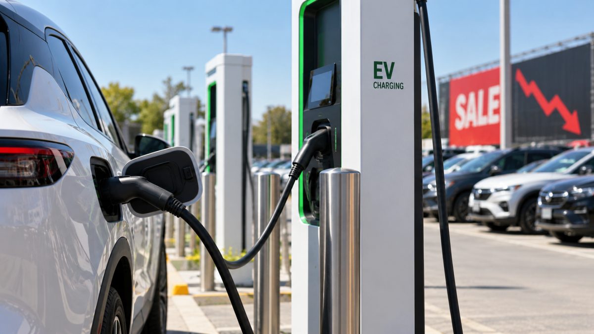 U.S. EV Charging Reliability Jumps as Car Sales Crash 50% This Year