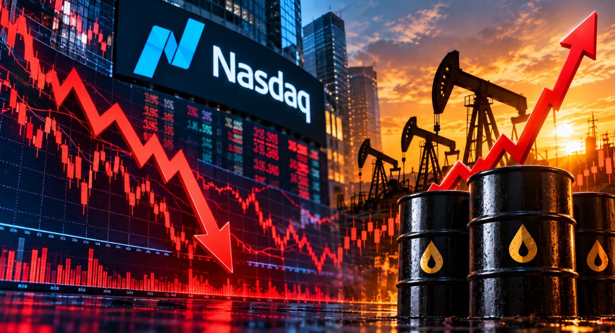 US Stocks October 16 2026 Market Fall Hits Nasdaq Hard as Oil Spikes