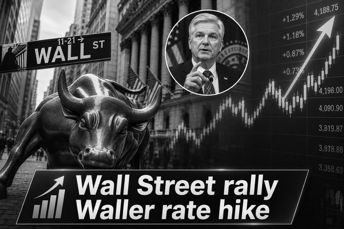 Wall Street Rallies After Fed's Waller Signals Possible September Rate Hold