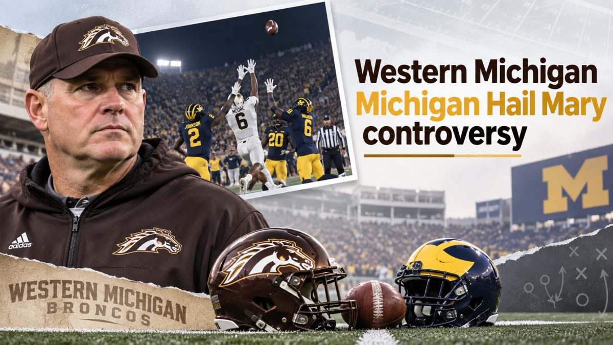 Western Michigan President Won't Appeal Controversial Michigan Hail Mary Loss