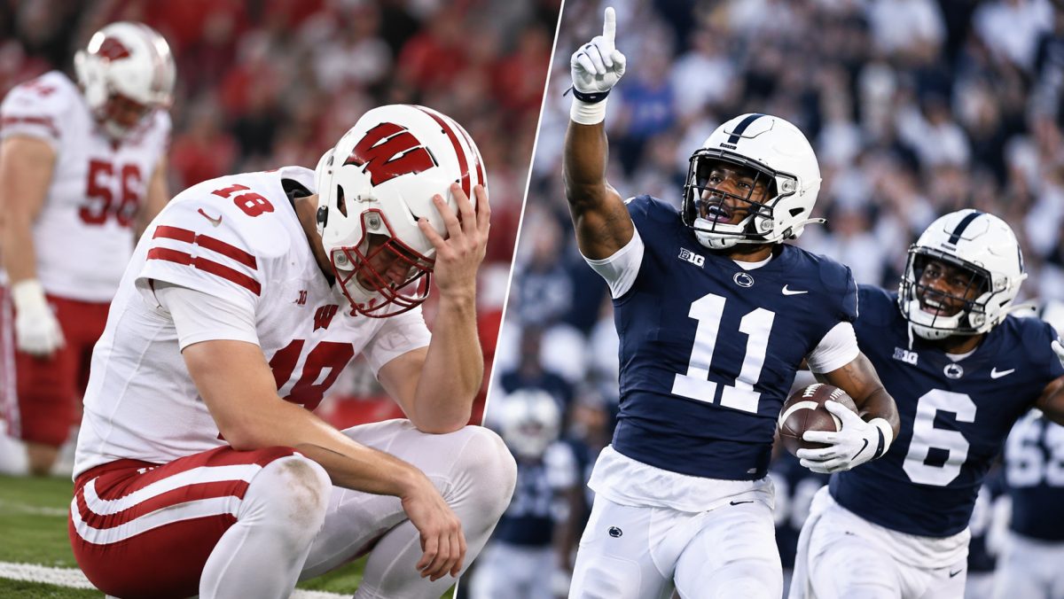 Wisconsin's Turnover Nightmare Hands No. 13 Penn State a 28-13 Big Ten Opener Blowout