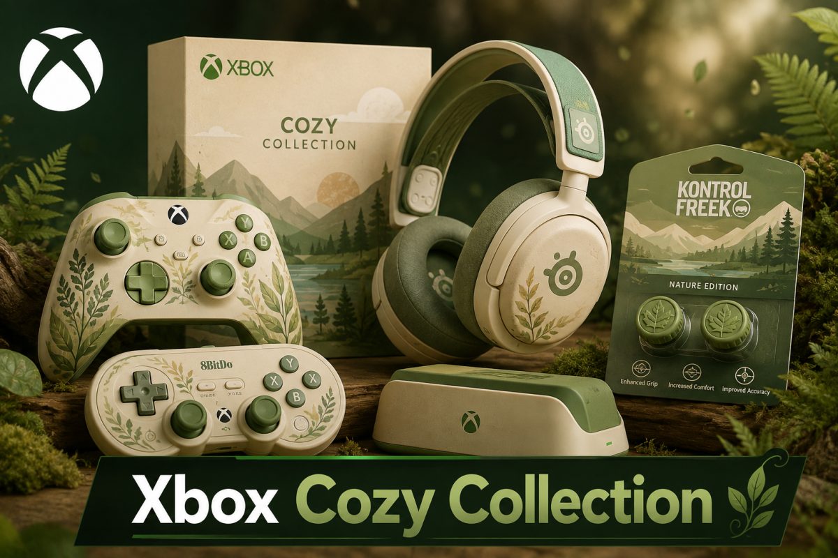 Xbox Unveils Nature-Themed Cozy Collection With 8BitDo, SteelSeries, KontrolFreek